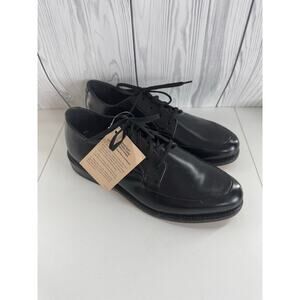 Executive Imperial Black Men’s US 9.5 Leather Dress Shoe NEW Miracle Tread